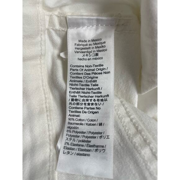 Madewell 10" High-Rise Skinny button denim jeans raw hem women's size 32 - Picture 6 of 6